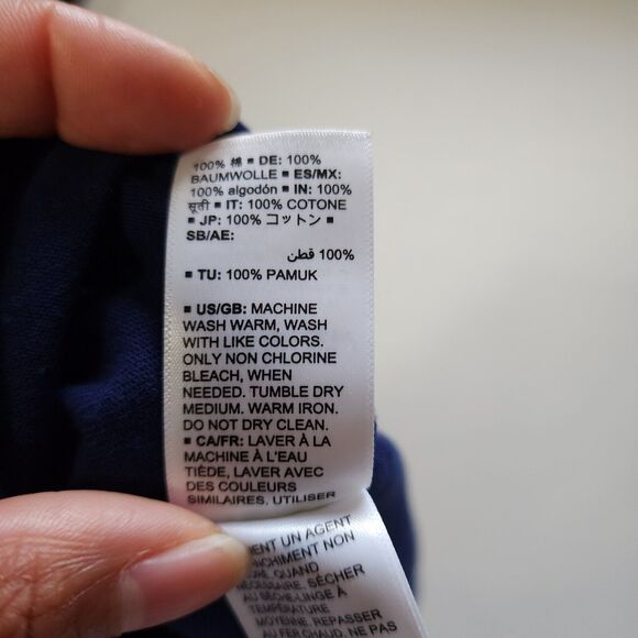 The Drop T-Shirt Dress Womens Small Blue Tie-Dye Beach Cover Up Crew Neck - Picture 5 of 10